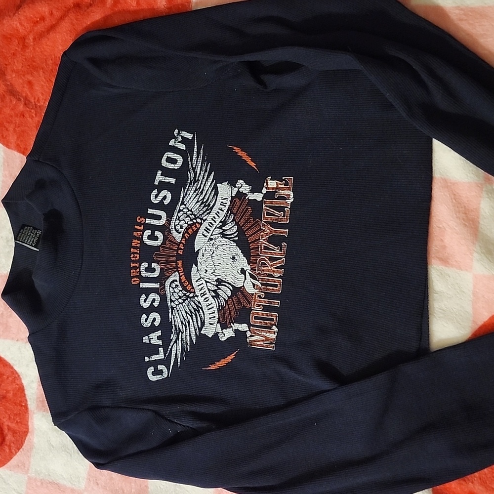 Forever 21 Navy Turtleneck Cropped